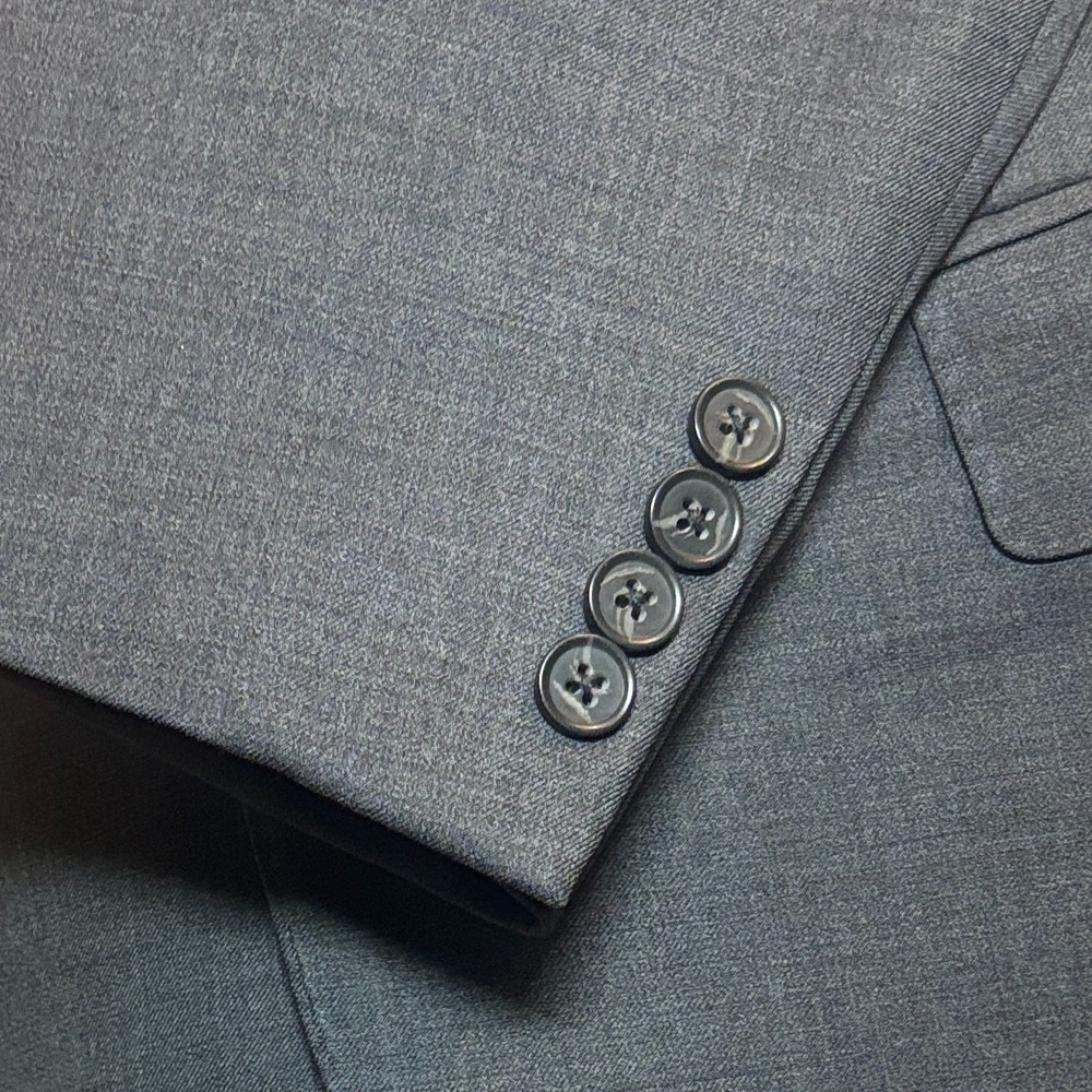 Samuelsohn Wool Suit Performance Super 130s Gray US Sz 40 W36x33 Canada - Picture 5 of 12